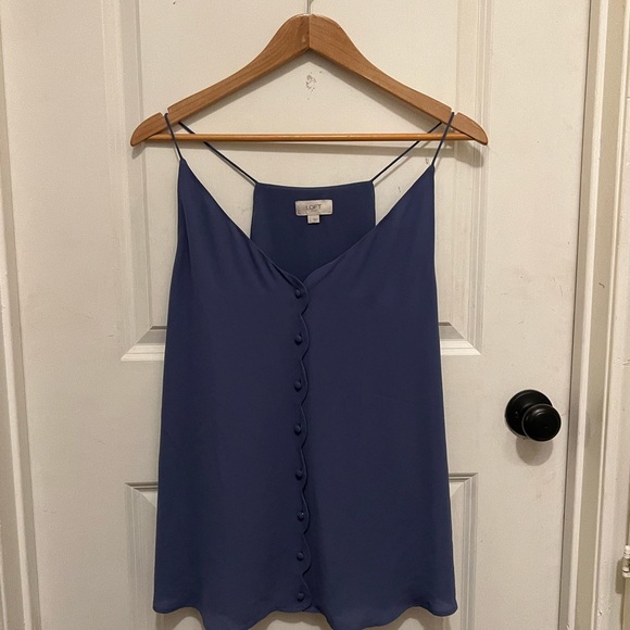LOFT Tops - Loft spaghetti strap Tank Top Sz Large Gently Used